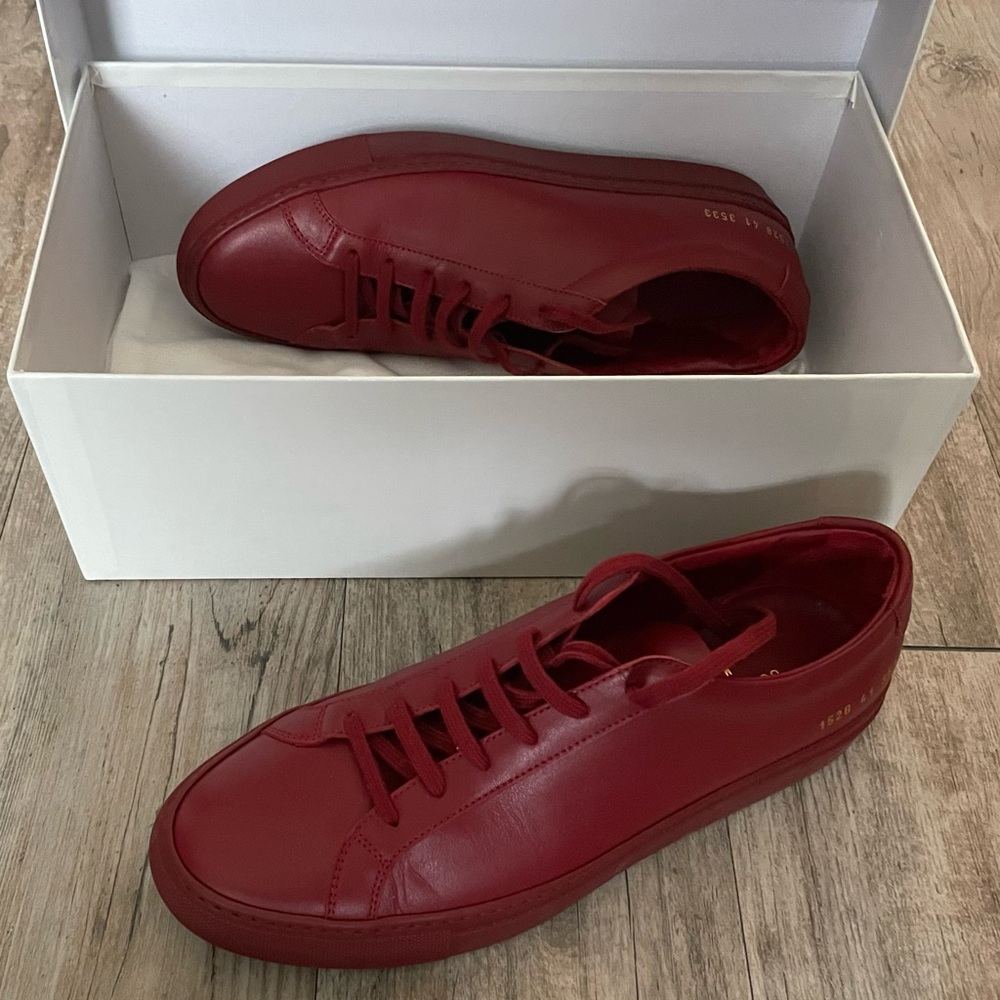 Common Projects 41 Original Achilles Low Red